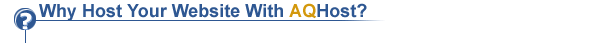 Why Host Your Website With AQHost?